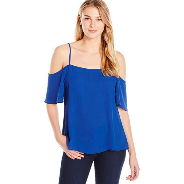 Women's Short Sleeve Off the Shoulder Top